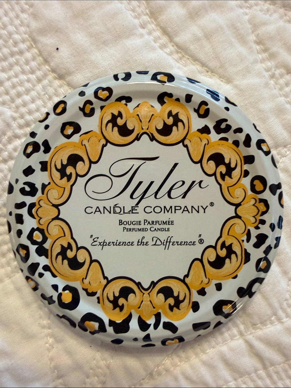Tyler Gold and Black 1 Mixer Melts & 2 Decorative candles-DIVA